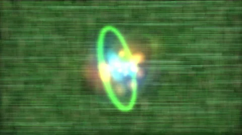 Abstract atom speed rotation 4k Stock Footage 45903176