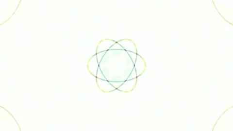 Abstract atomic structure visualization for energy science background loop Stock Footage 336504815