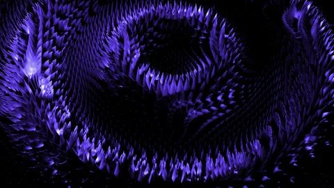 Abstract audio ring equalizer simulation. Design. Spreading audio wave rings イラスト素材