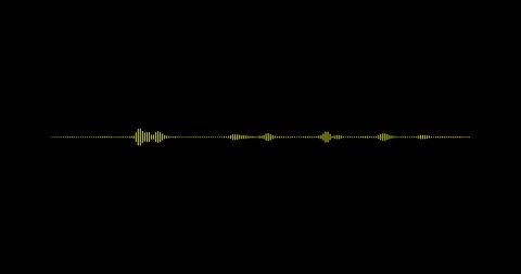 Abstract audio sound visualizer wave spectrum animation on a transparent backgro 스톡 동영상 336008937