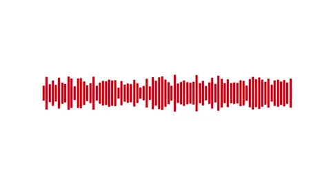 Abstract audio sound visualizer wave spectrum animation. Vidéo 337013085