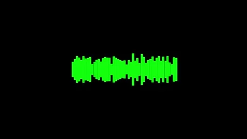 Abstract audio sound visualizer wave spectrum animation. Video stock 337013089