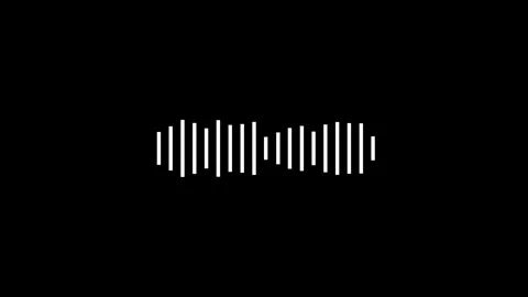 Abstract audio sound visualizer wave spectrum animation. Stockbeeldmateriaal 337013090