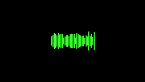 Abstract audio sound visualizer wave spectrum animation. 動画素材 337013093