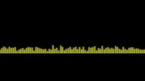 Abstract audio sound visualizer wave spectrum animation. Видео 337013111