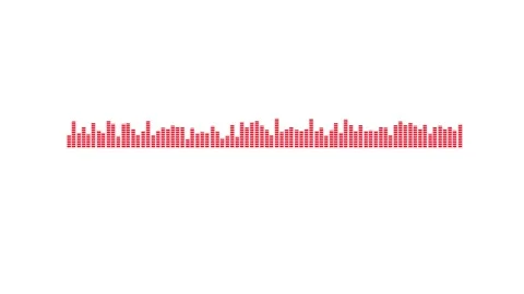 Abstract audio sound visualizer wave spectrum animation. Stock Footage 337013116
