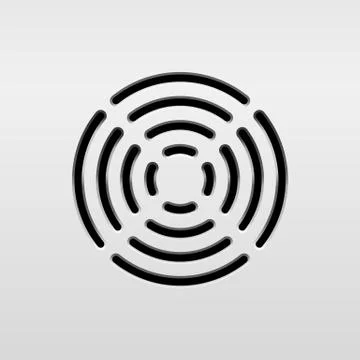 Abstract Audio Speaker Stock Illustration