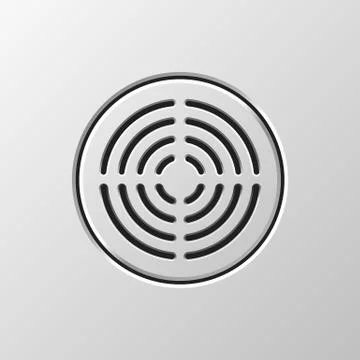 Abstract Audio Speaker Stock Illustration