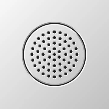 Abstract Audio Speaker Stock Illustration