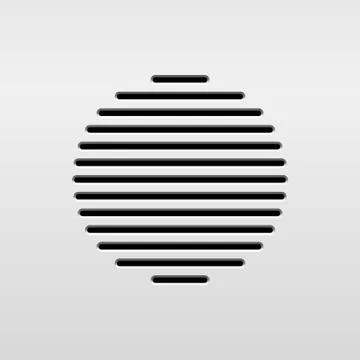 Abstract Audio Speaker Stock Illustration