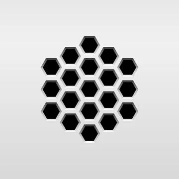 Abstract Audio Speaker Stock Illustration