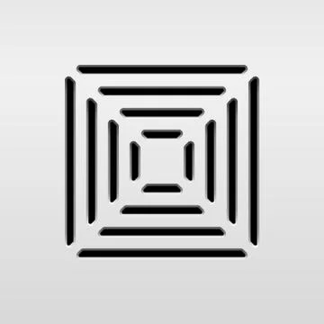 Abstract Audio Speaker Stock Illustration