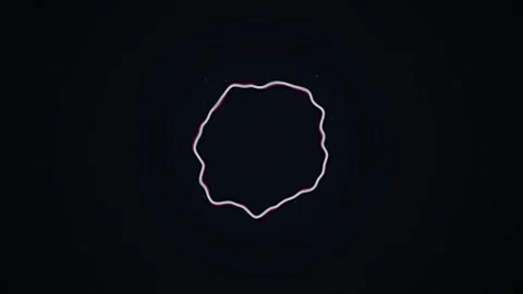 Abstract audio spectrum waveform moving on dark background seamless loop fo.. Video stock 341667862