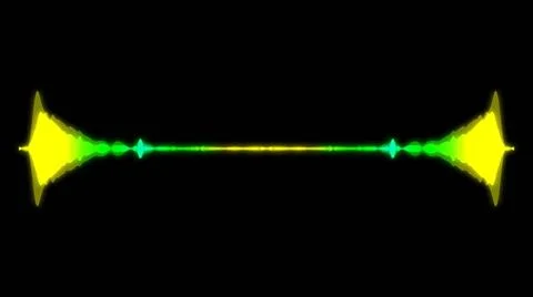 Abstract audio visualizer equalizer. Digital illustration backdrop Abstrac... Stock Photos