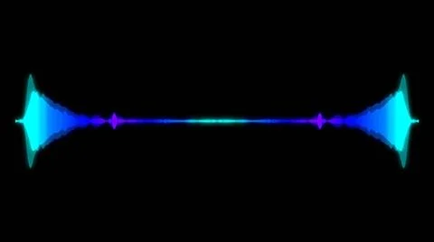 Abstract audio visualizer equalizer. Digital illustration backdrop Abstrac... Stock Photos