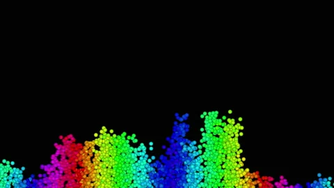 Abstract audio wave spectrum background Stock Footage 169547328