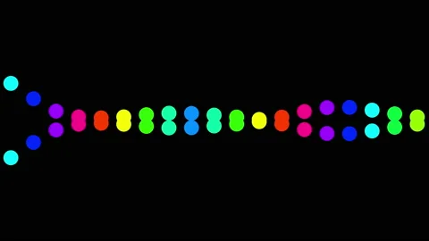 Abstract audio wave spectrum background Stock Footage 169733593