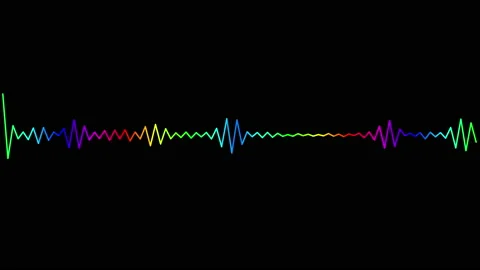 Abstract audio wave spectrum background Stock Footage 179060267