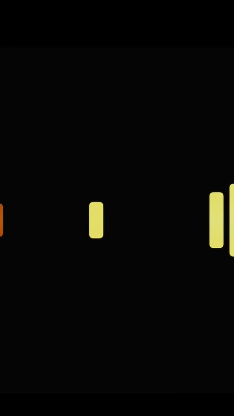 Abstract Audio Waveform Equalizer Animation on Black Background 動画素材 337347797