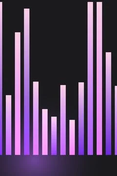 Abstract Audio Waveform Gradient Фото