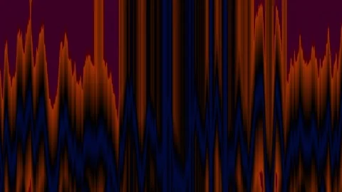 Abstract audio waveform spikes with dark technology motion background loop Vídeo Stock 336286591