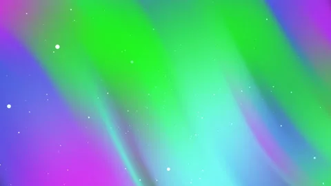 Abstract Aurora Borealis Effect with Flickering Particles, Vibrant Color Gr.. Stock Footage 313156794