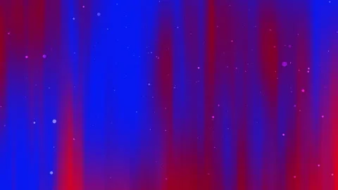 Abstract Aurora Borealis Effect with Red and Blue Streaks and Particles Video stock 339897122