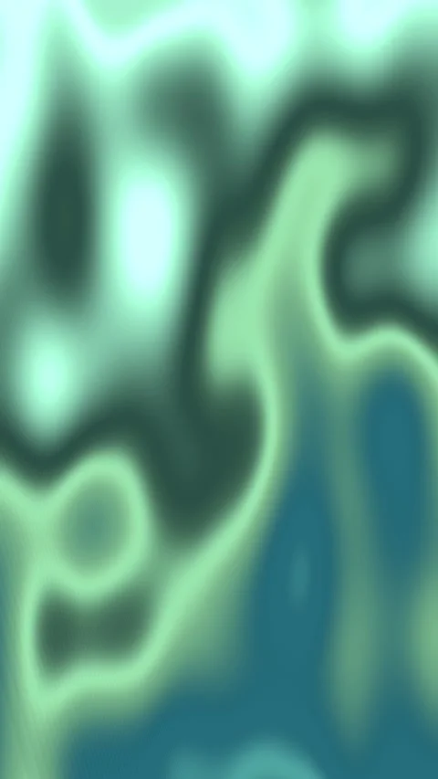 Abstract aurora gradient animated background with emerald liquid colors Stock Footage 331012909