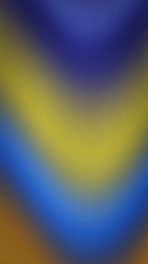 Abstract aurora gradient animated background with amber deep colors Video stock 331029387