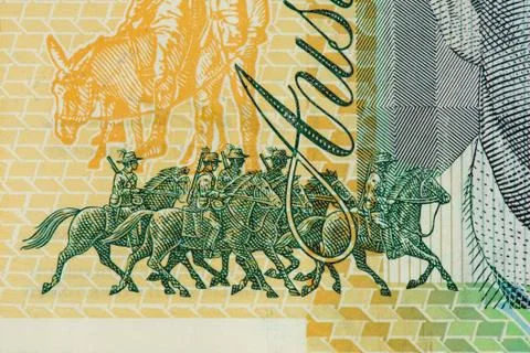 Abstract Australia Dollars Stock Photos