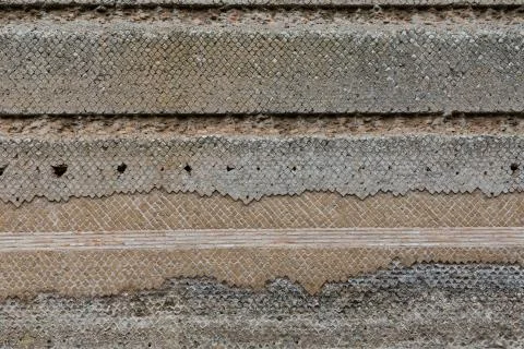 Abstract authentic pattern of the ancient stone pattern. Wall of the typical  Stock Photos