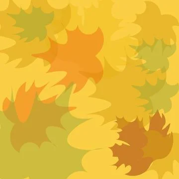 Abstract autumn background with falling multicolored maple leaves on transp.. Stock Illustration