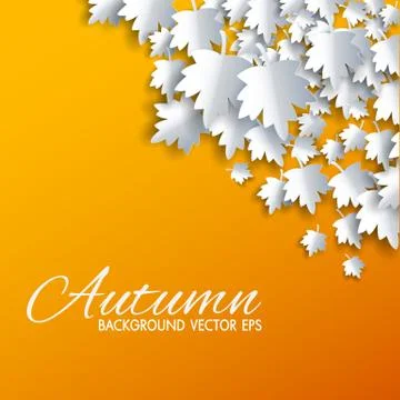 Abstract autumn background Stock Illustration