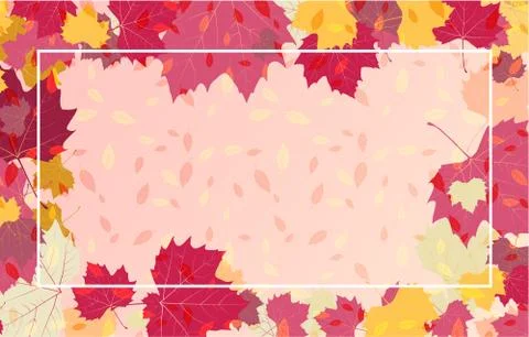 Abstract autumn background Stock Illustration