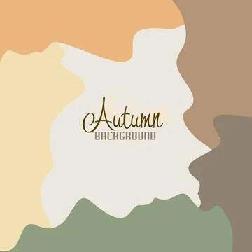 Abstract Autumn background with space for text.  Stock Illustration