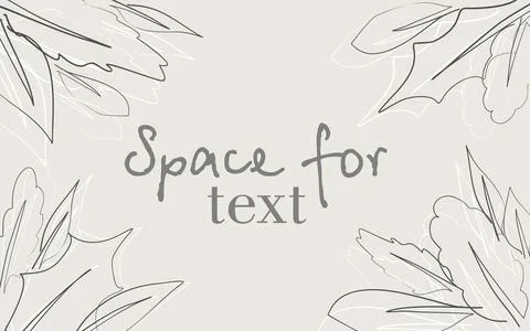 Abstract Autumn background with the space for text. Stock Illustration