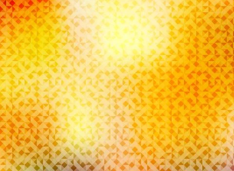 Abstract autumn background with triangles pattern shining bright red, yellow Stock Illustration