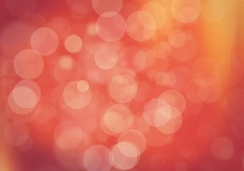 Abstract Autumn Bokeh Background Stock Illustration