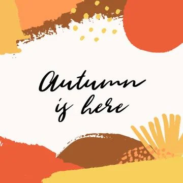 Abstract Autumn Design Stock Illustration
