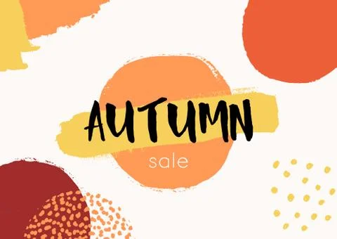 Abstract Autumn Design Illustrazione stock