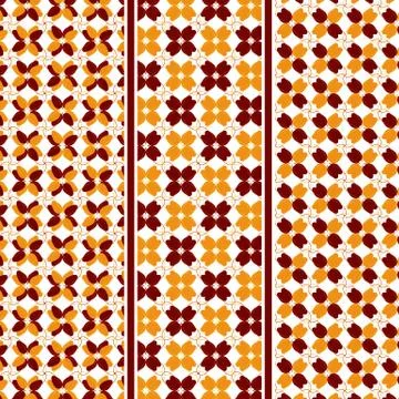 Abstract Autumn Leaves Pattern Stock Illustration