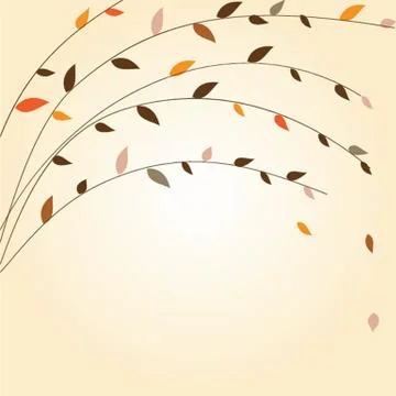 Abstract autumn tree Stock-Illustration