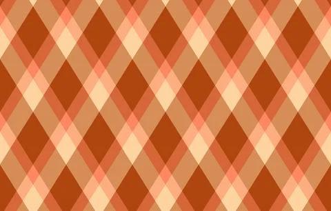 Abstract autumnal diamond plaid pattern.  Warm earthy tones create a textured 스톡 일러스트