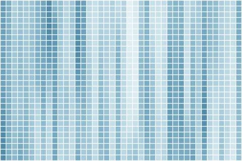 Abstract azure blue square tile vector background Stock Illustration