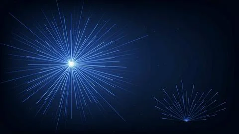 Abstract backdrop blue radial lines background Stock Illustration
