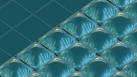 Abstract Backdrop With Inflating Pillows Stock Footage 149490086