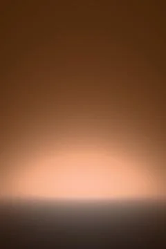 Abstract backdrop orange background. Minimal empty space. 3D rendering of an  库存插图