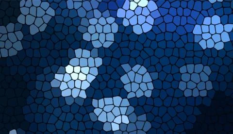 Abstract backdrop simulating a stained-glass window Stockillustratie