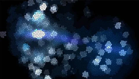 Abstract backdrop simulating a stained-glass window Stockillustratie