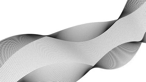 Abstract backdrop with wave gradient lines Stock Illustration